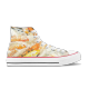 Koi fish Custom High Top Canvas Shoes White