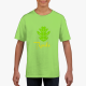 Tipulo Gildan Children's Round Neck T-shirt Light Green