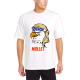 Eagle Mullet Custom Men's Crew-Neckone T-shirt Navy White