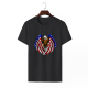 American Pride Custom Men's Crew-Neckone T-shirt Black