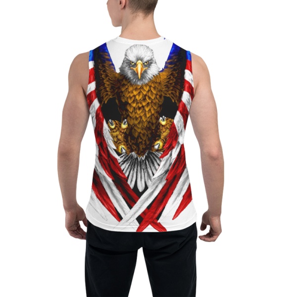 American Pride Custom Men's Sleeveless T-shirt