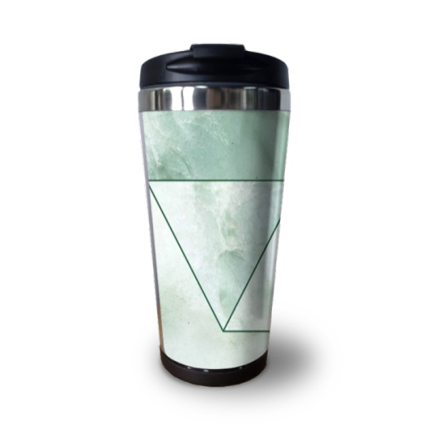 Green Marble Custom Coffee Cup