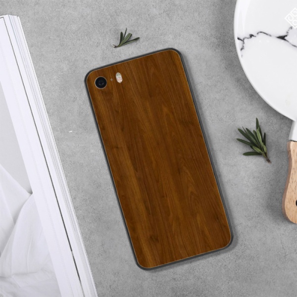 Wooden texture Custom Toughened Phone Case for iPhone 5S 