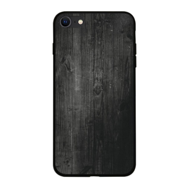 Brown wooden Custom Liquid Silicone for iPhone 7 Case