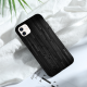 Grey wood Custom Liquid Silicone Phone Case for iPhone 12 