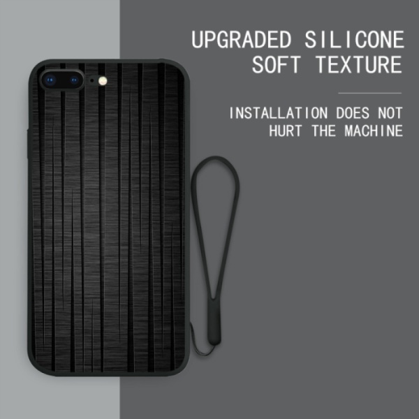 Vertical Custom Liquid Silicone for iPhone 7 Plus Case