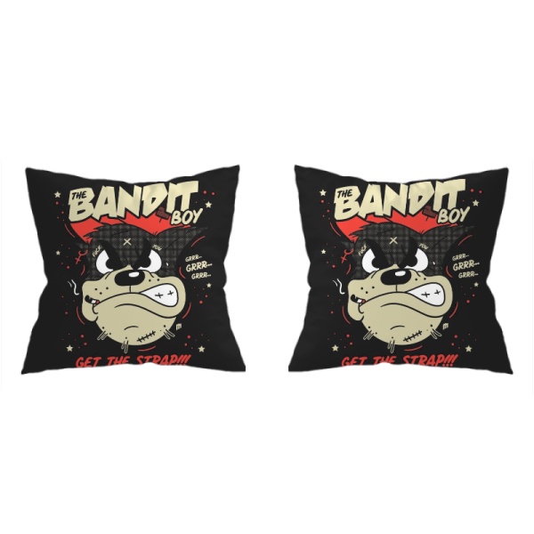 Bandit Boy Custom Pillowcase (Front and Back)