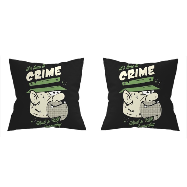 Crime Custom Pillowcase (Front and Back)