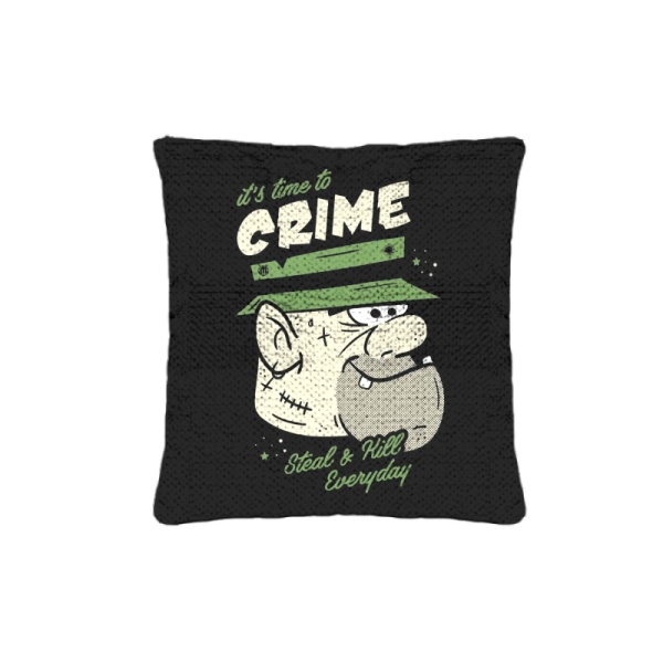 Crime Custom Sequin Pillowcase