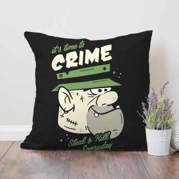 Crime Custom Pillowcase (Front and Back)