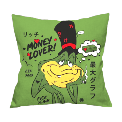 Money Lover Custom Flax Pillowcase