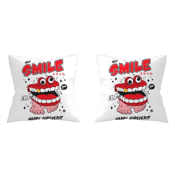 Smile Jumper Custom Pillowcase (Front and Back)