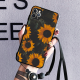 Sunflower garden Custom Toughened Phone Case for iPhone 11 Pro 