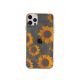 Sunflower garden Custom Transparent Phone Case for iPhone 12 Pro Max 