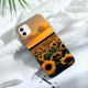 Sunflowers in full bloom Custom Liquid Silicone Phone Case for iPhone 12 