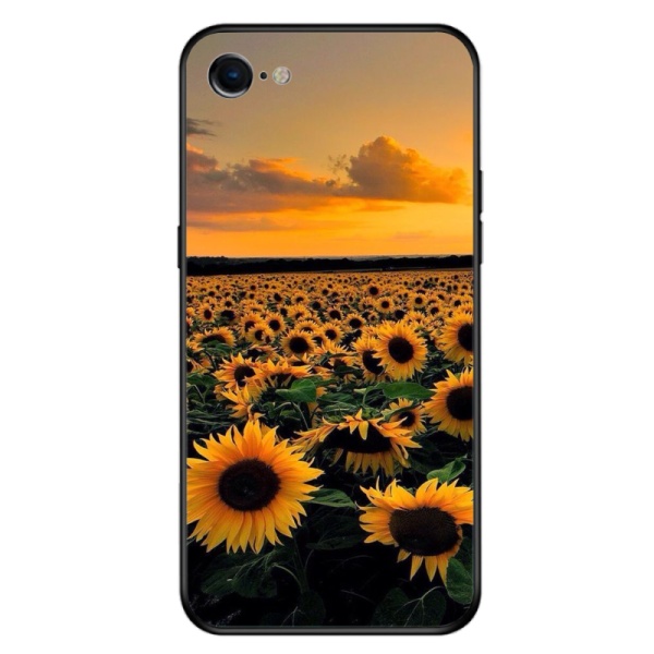 Sunflowers in full bloom Custom Toughened Phone Case for iPhone 7 