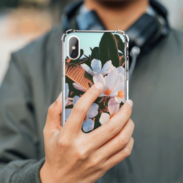 Summer in Flowers by Custom Transparent Phone Case for iPhone X 