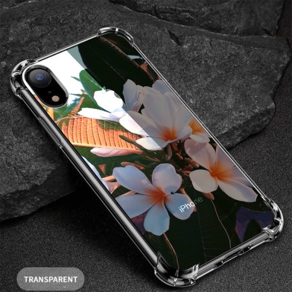Summer in Flowers by Custom Transparent Phone Case for iPhone Xr 