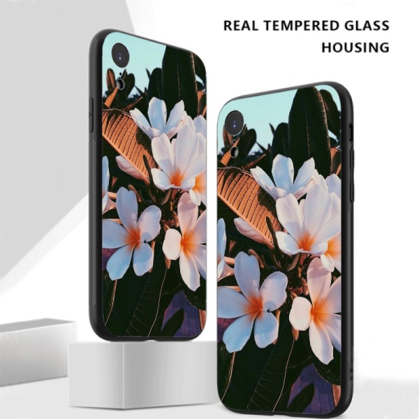 Summer in Flowers by Custom Toughened Phone Case for iPhone Xr 