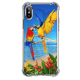 Parrot Custom Transparent Phone Case for iPhone Xs 