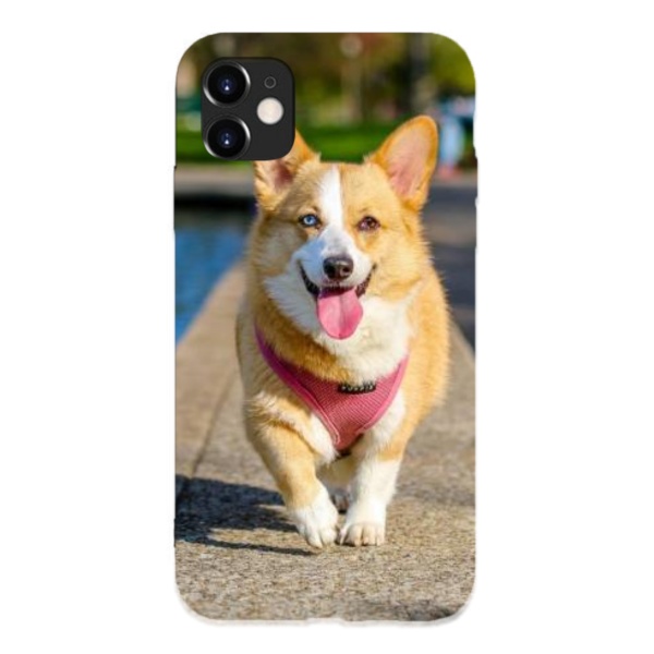 dog Custom Liquid Silicone Phone Case for iPhone 12 Mini 