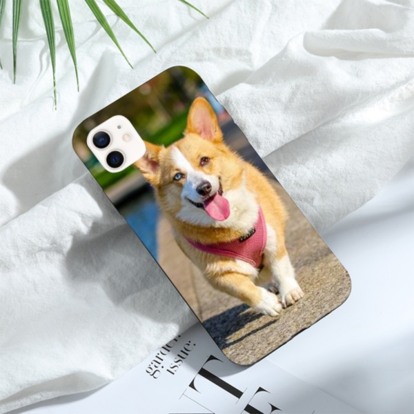 dog Custom Liquid Silicone Phone Case for iPhone 12 Mini 