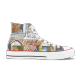 Denis Sarazhin Old Domra Artist  High Top Canvas Shoes