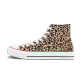 Leopard Print High Top Canvas Shoes