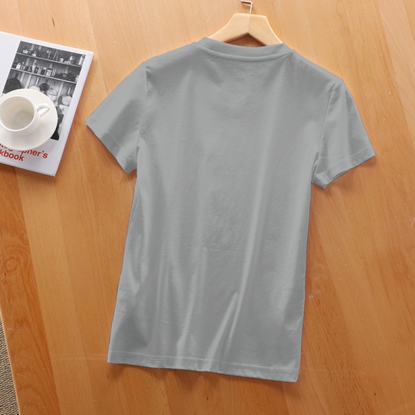 Custom Women's T-shirt Gray