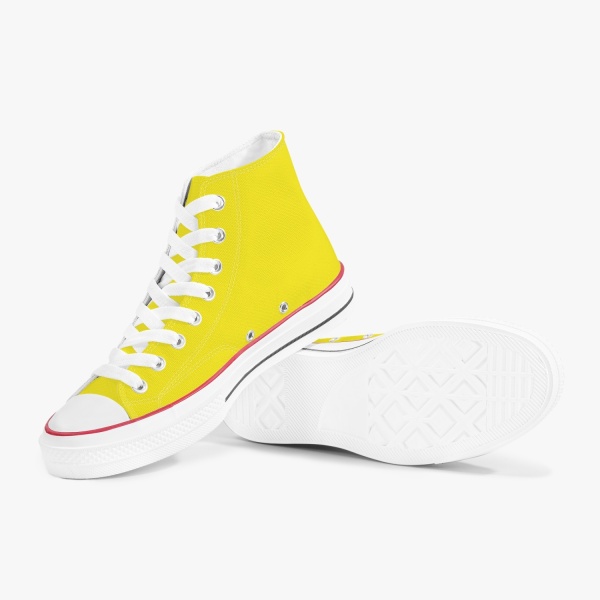 Illuminating Women's High Top Canvas Shoes