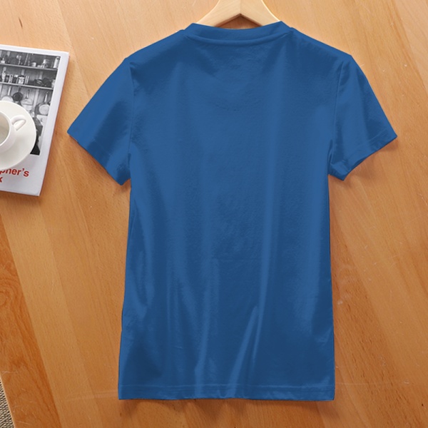 Abraham Lincoln Custom Women's T-shirt Dark Blue