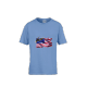 Flag Soaring Eagle Gildan Children's Round Neck T-shirt