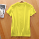 Patriotic Flag Custom Women's T-shirt Yellow