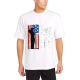 Patriotic Flag Custom Men's Crew-Neckone T-shirt Navy White