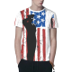 Patriotic Flag Custom All Surface  Men's T-shirt 