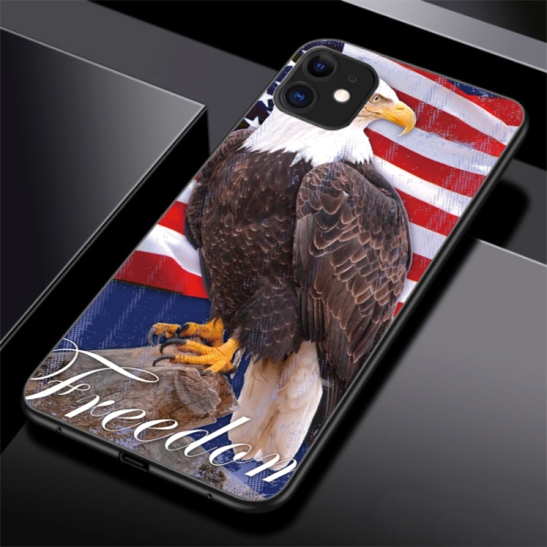 Freedom Bald Eagle Custom Phone Case for iPhone