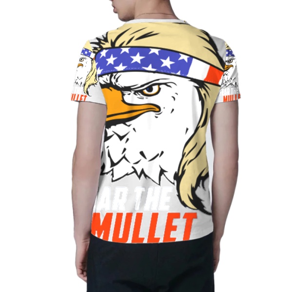 Eagle Mullet Custom All Surface  Men's T-shirt 
