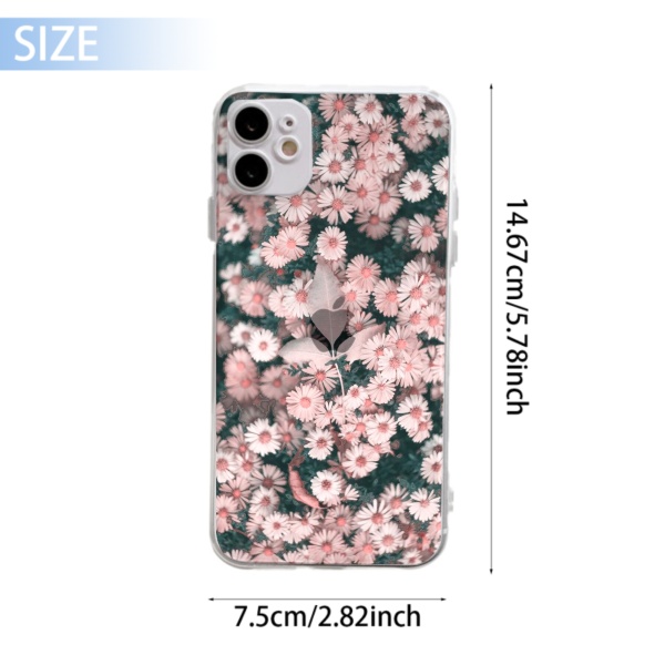 Garden Custom Transparent Phone Case for iPhone 12 