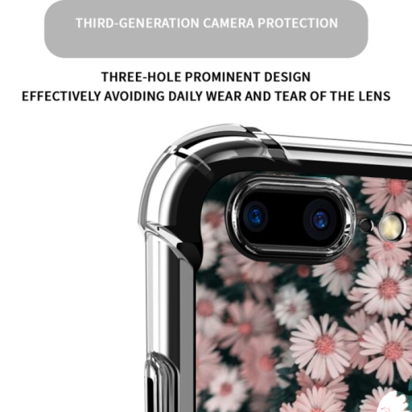 Garden Custom Transparent Phone Case for iPhone 7 Plus 