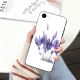 Dried Rabbit Tails Grass Violet Custom Toughened Phone Case for iPhone 6S 